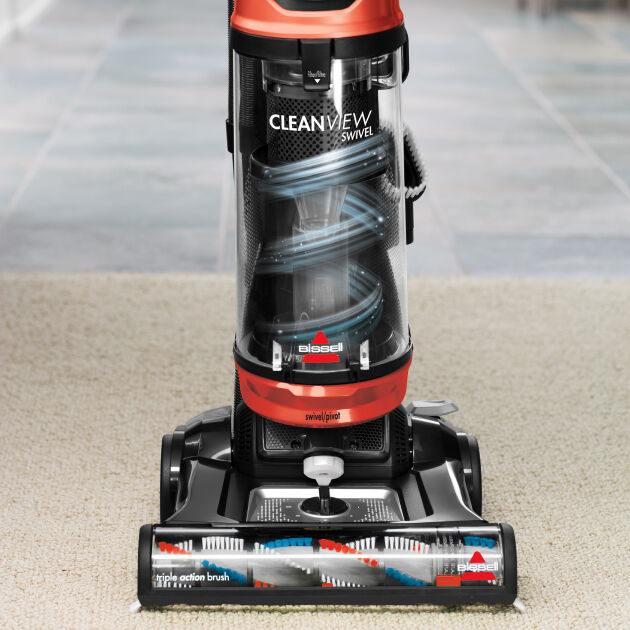 Close up of CleanView Swivel Pet Vac Multi-Cyclonic Suction System