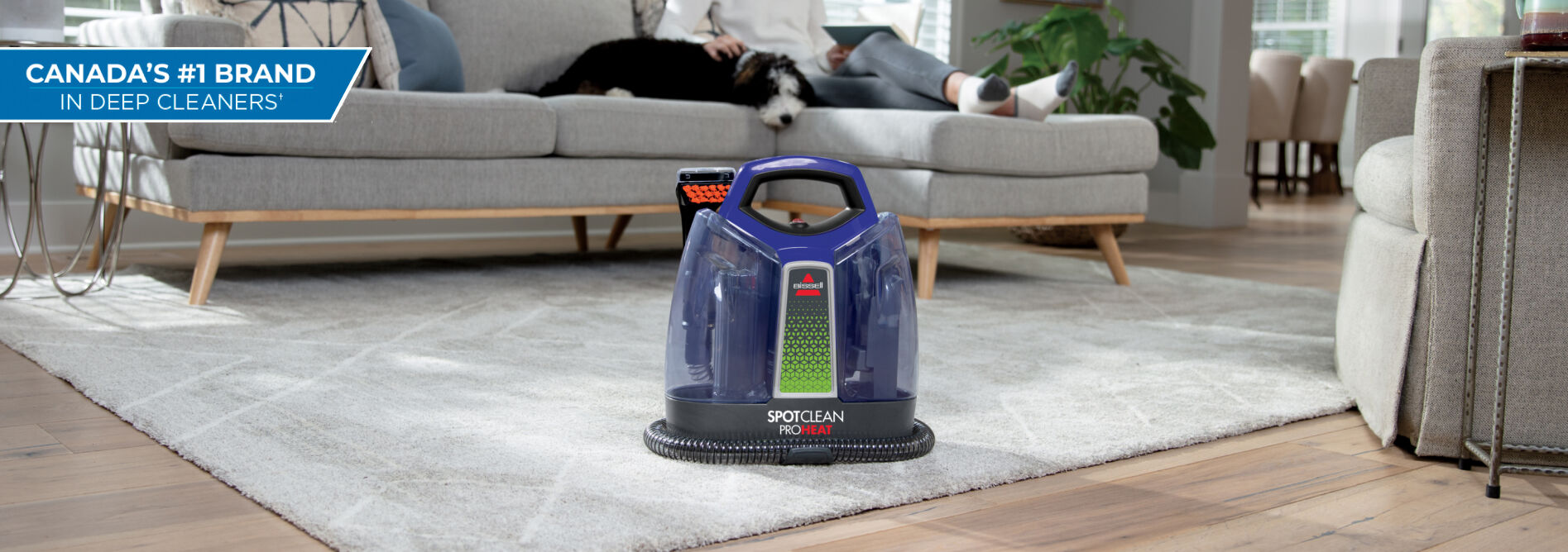 BISSELL SpotClean, Quickly Removes Stains Carpets, Rugs, and Upholstery